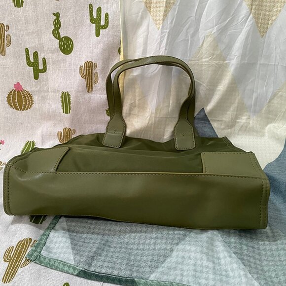 Tory Burch Dark Green Nylon Women's Handbag - Picture 12 of 12